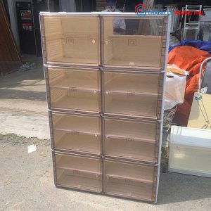 Tủ Giày Dép Nhựa 8 Ngăn Cũ