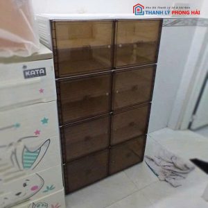 Tủ Giày Dép Nhựa 8 Ngăn Cũ