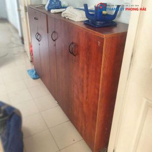 Tủ Giày Gỗ 1m8 5 Cánh Kèm Hộc Cũ