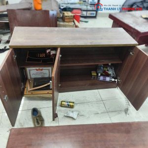 Tủ Hồ Sơ 1m3 Gỗ MDF Dáng Thấp Cũ