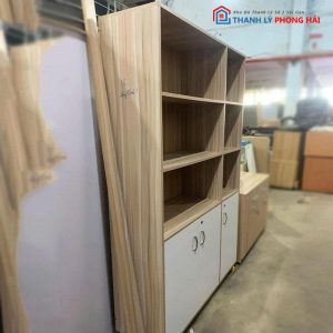 Tủ Kệ Hồ Sơ Kiểu Mở Gỗ MDF Cũ