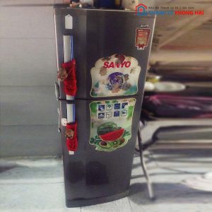 Tủ Lạnh Sanyo 2 Cánh Cũ Thiết Kế Ngăn Đá Trên