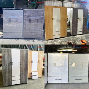 Tủ Nhựa 3 Cánh Cao Cấp Mới 99% (Nhiều Màu)