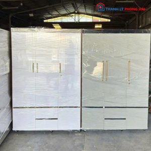 Tủ Nhựa 3 Cánh Cao Cấp Mới 99% (Nhiều Màu)