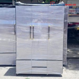 Tủ Nhựa 3 Cánh Cao Cấp Mới 99% (Nhiều Màu)
