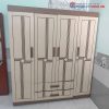 Tủ Quần Áo 1m8 Có Hộc 4 Cánh Gỗ MDF Cũ