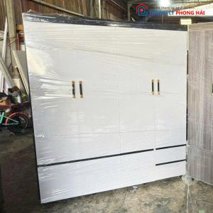 Tủ Quần Áo 4 Cánh Có Hộc Mới 99%