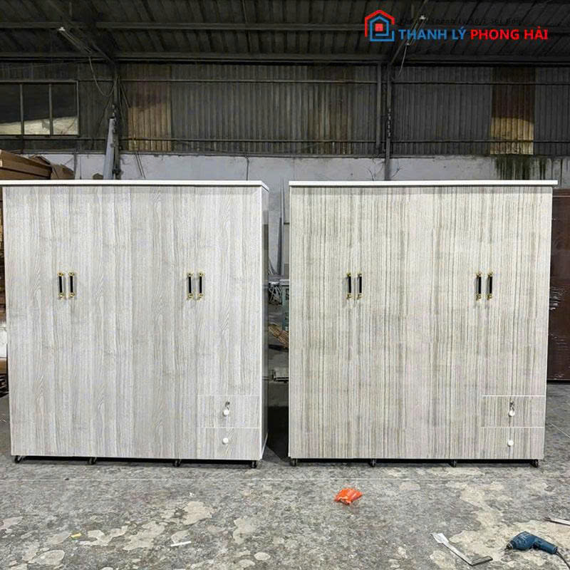 tu-quan-ao-4-canh-co-hoc (12) Tủ Quần Áo 4 Cánh Có Hộc Mới 99%