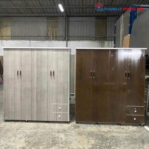 Tủ Quần Áo 4 Cánh Có Hộc Mới 99%