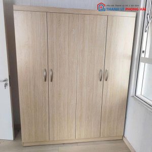 Tủ Quần Áo 4 Cánh Gỗ MDF Cũ