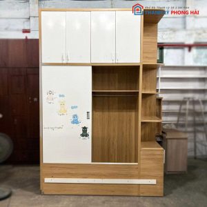 Tủ Quần Áo Cửa Lùa Kịch Trần Kèm Kệ Cũ