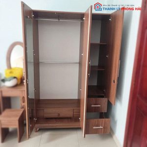 Tủ Quần Áo Gỗ CN 1m2 Cũ