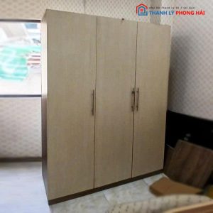 Tủ Quần Áo Gỗ CN 3 Cánh 1m6 Cũ