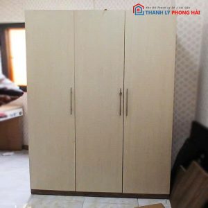 Tủ Quần Áo Gỗ CN 3 Cánh 1m6 Cũ