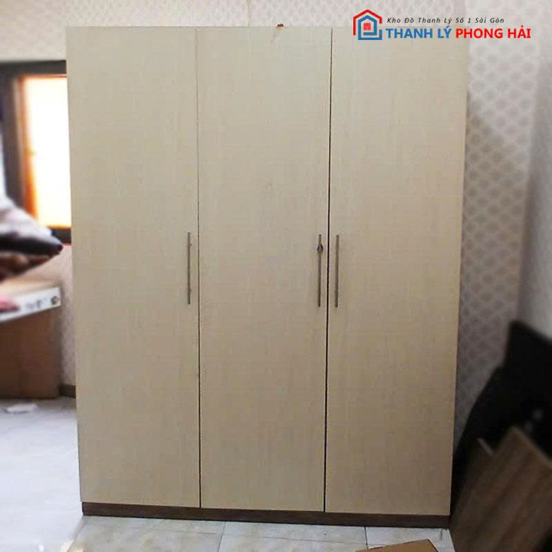 tu-quan-ao-go-cn-3-canh-1m6-cu-3 Tủ Quần Áo Gỗ CN 3 Cánh 1m6 Cũ