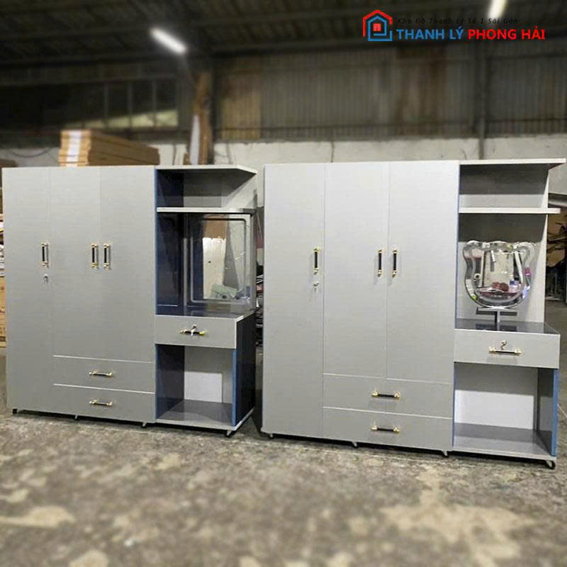 tu-quan-ao-nhua-dai-loan (11) Tủ Quần Áo Nhựa Đài Loan Phối Bàn Trang Điểm Mới 99% (Nhiều Mẫu)