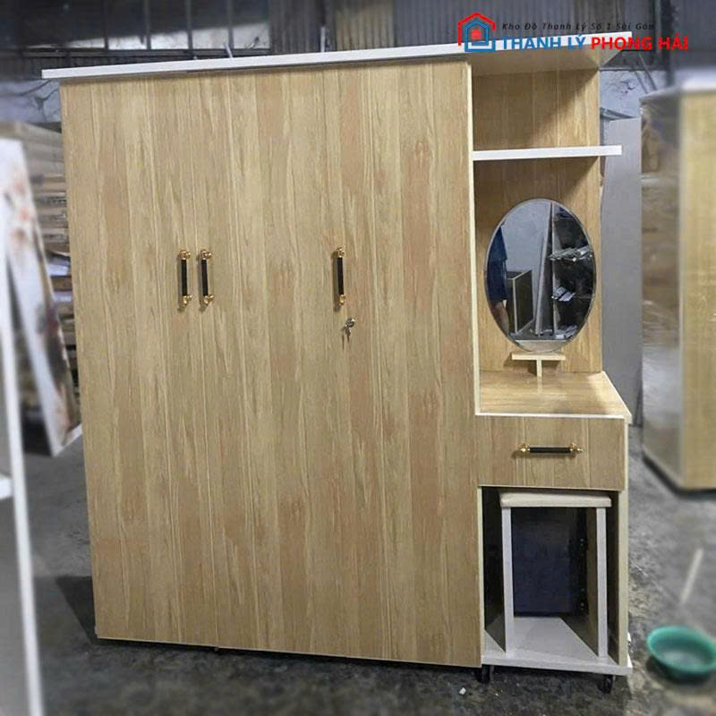 tu-quan-ao-nhua-dai-loan (13) Tủ Quần Áo Nhựa Đài Loan Phối Bàn Trang Điểm Mới 99% (Nhiều Mẫu)