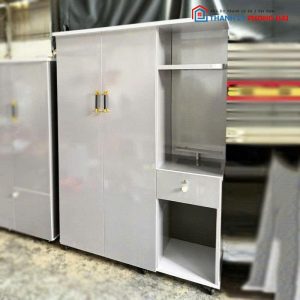 Tủ Quần Áo Nhựa Đài Loan Phối Bàn Trang Điểm Mới 99% (Nhiều Mẫu)