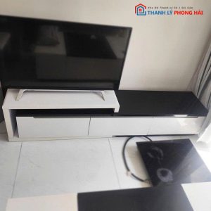 Tủ Tivi 1m93 Kiểu Bệt Kèm 3 Hộc Cũ