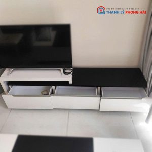 Tủ Tivi 1m93 Kiểu Bệt Kèm 3 Hộc Cũ