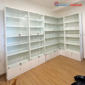 Tủ Trưng Bày Mô Hình Nhiều Tầng Cũ