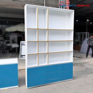 Tủ Trưng Bày Sản Phẩm 1m57 Gỗ MDF Cũ