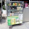 Xe Bán Hàng Inox Take Away Cũ Có Kính