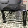 Bàn Sofa Mặt Vuông 70cm Vân Đá Mới 99%