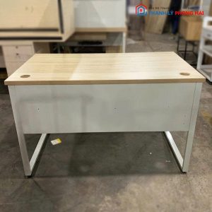 Bàn Chân Sắt Vuông Cũ Mặt Gỗ MDF