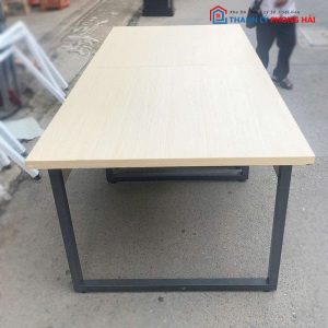 Bàn Cụm 2m Cũ Chân Sắt Chữ U
