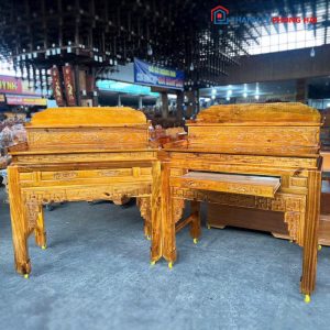 Bàn Cúng Gỗ Tràm 2 Tầng Mới 99%