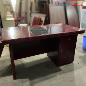 Bàn Giám Đốc 1m4 Kèm Tủ Hồ Sơ Cũ