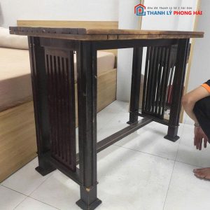 Bàn Gỗ Cũ Thiết Kế Cổ Điển Chân Nan