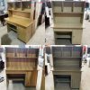 Bàn Học Có Kệ Sách Gỗ MDF Mới 99% (Nhiều KT)