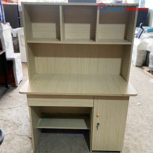 Bàn Học Có Kệ Sách Gỗ MDF Mới 99% (Nhiều KT)