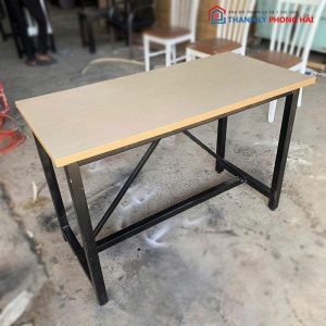 Bàn Làm Việc Chân Sắt Tam Giác Cũ