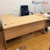 Bàn Làm Việc Góc L Cong Cũ Gỗ MDF