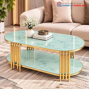 Bàn Sofa Oval Chân Sole Mới 99% (Nhiều Màu)