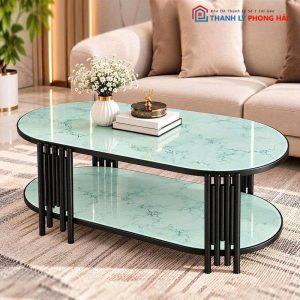 Bàn Sofa Oval Chân Sole Mới 99% (Nhiều Màu)