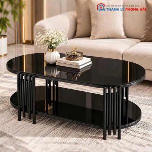 Bàn Sofa Oval Chân Sole Mới 99% (Nhiều Màu)