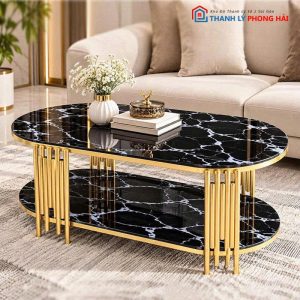 Bàn Sofa Oval Chân Sole Mới 99% (Nhiều Màu)