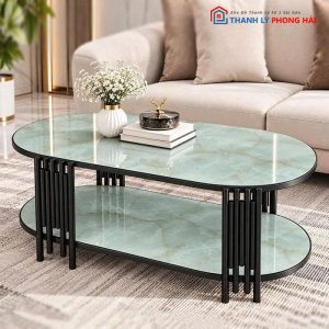 Bàn Sofa Oval Chân Sole Mới 99% (Nhiều Màu)