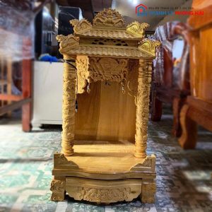 Bàn Thờ Thần Tài Ông Địa Chạm Rồng Mới 99%