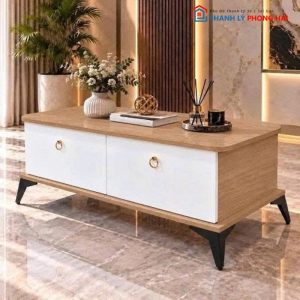 Bàn Trà Sofa Gỗ MDF Kèm Ngăn Chứa Đồ Mới 99%