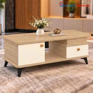 Bàn Trà Sofa Gỗ MDF Kèm Ngăn Chứa Đồ Mới 99%