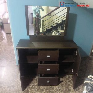 Bàn Trang Điểm Gỗ Cũ Kèm Gương Soi