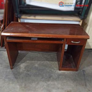 Bàn Văn Phòng 1m2 Cũ Có Khay Bàn Phím Trượt
