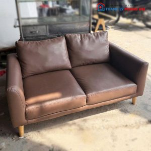 Băng Sofa 2 Chỗ Bọc Da Cũ