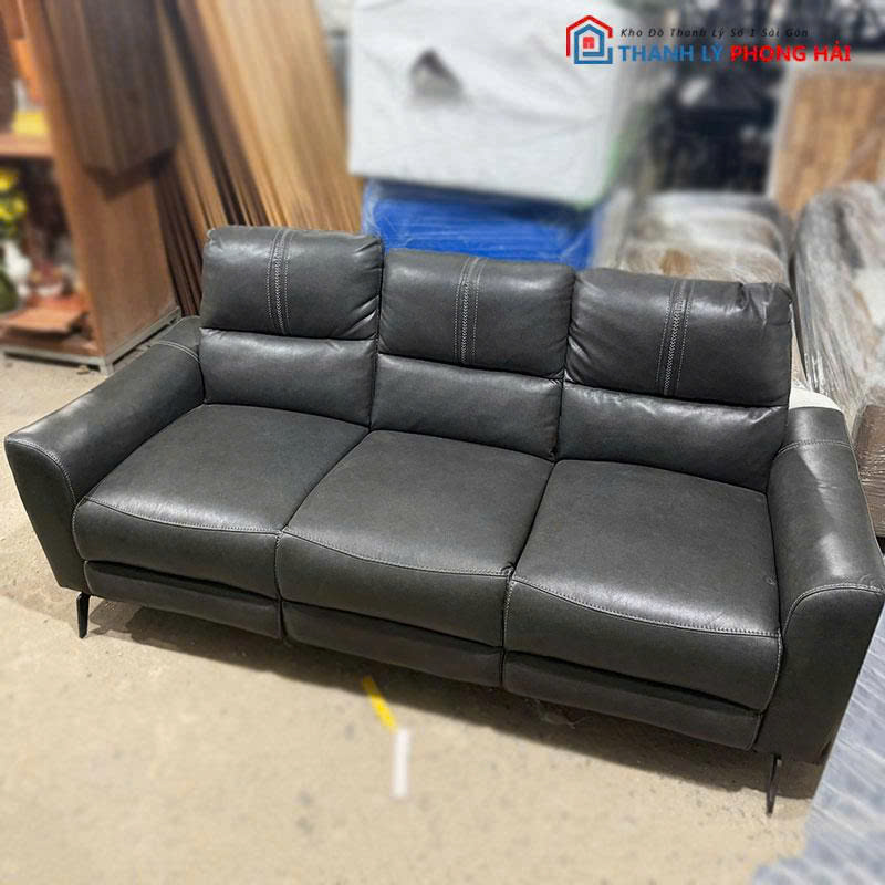 bang-sofa-boc-da-mau-den-1 Băng Sofa Bọc Da Màu Đen Tồn Kho Mới 99%