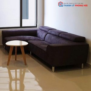 Băng Sofa Góc L Cũ Bọc Nhung 3 Đầu